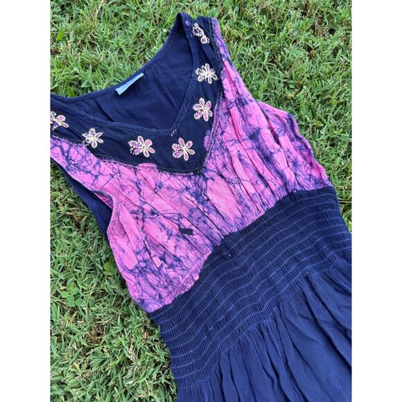 90s Boho Fairy Cottage Dress - Picture 4 of 6